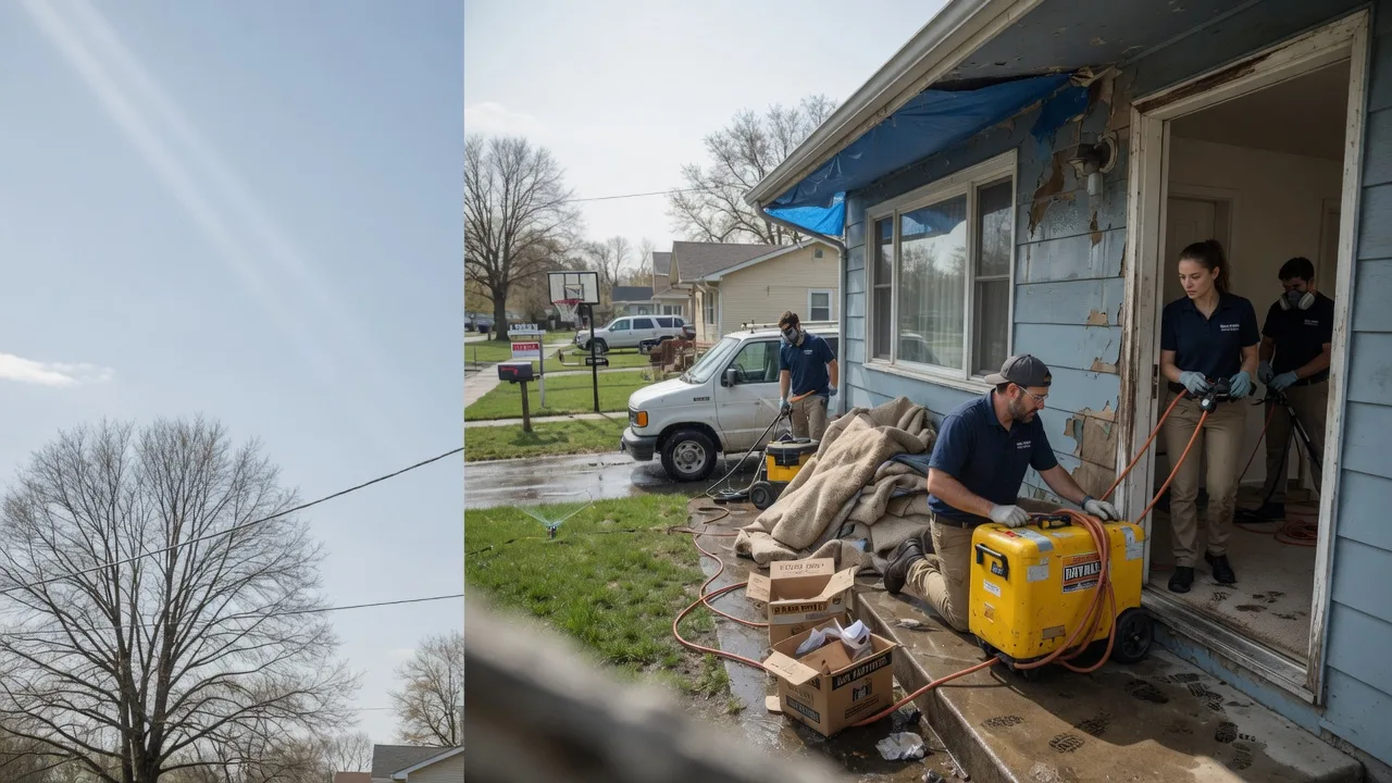Basement Flood Cleanup in Rochester, PA near me
